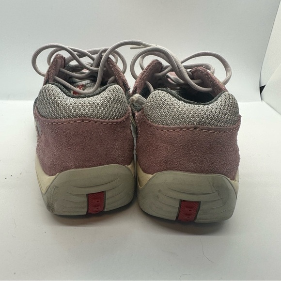 018- EUC- Women's Vintage PRADA World Cup Sneakers Pink Suede (EU 35 1/2 US  5) - Picture 4 of 7